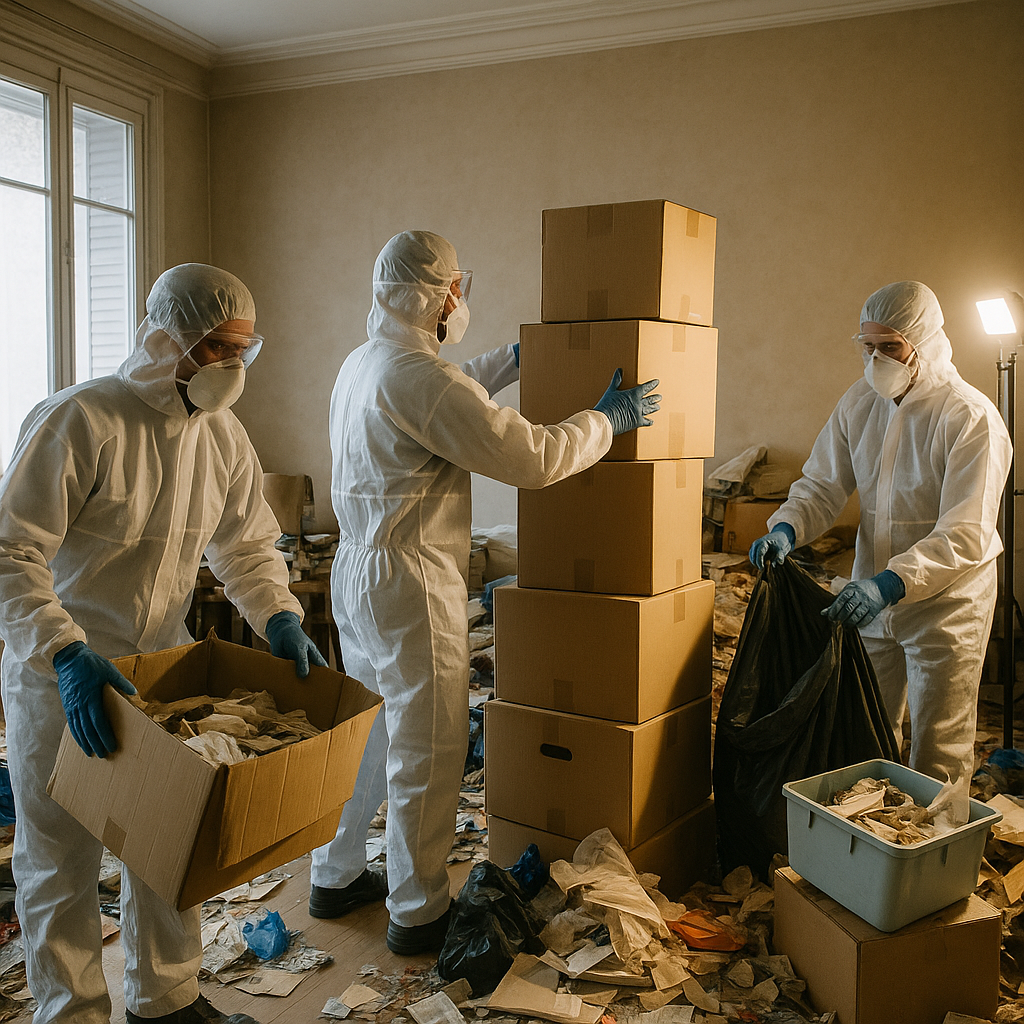 Nettoyage de logements insalubres et syndrome de Diogène