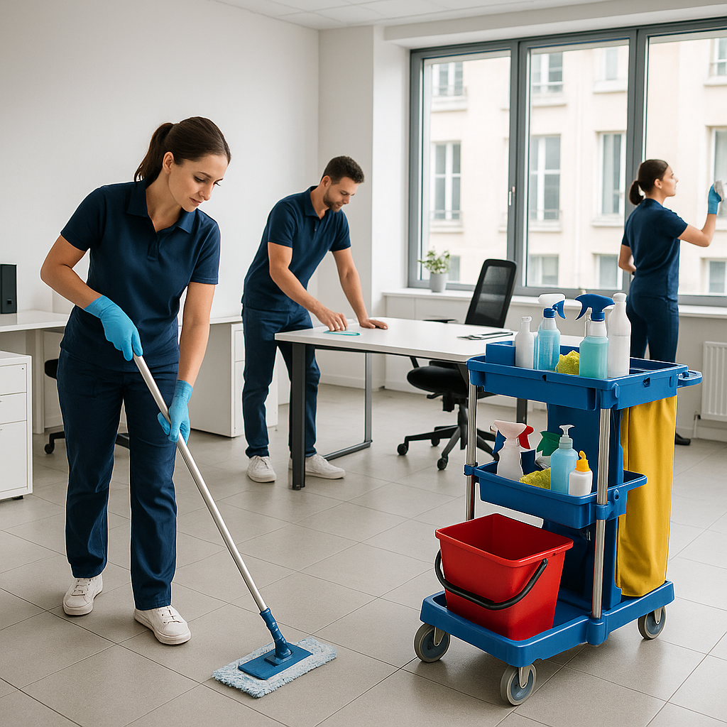 Entretien courant des bureaux, commerces et immeubles